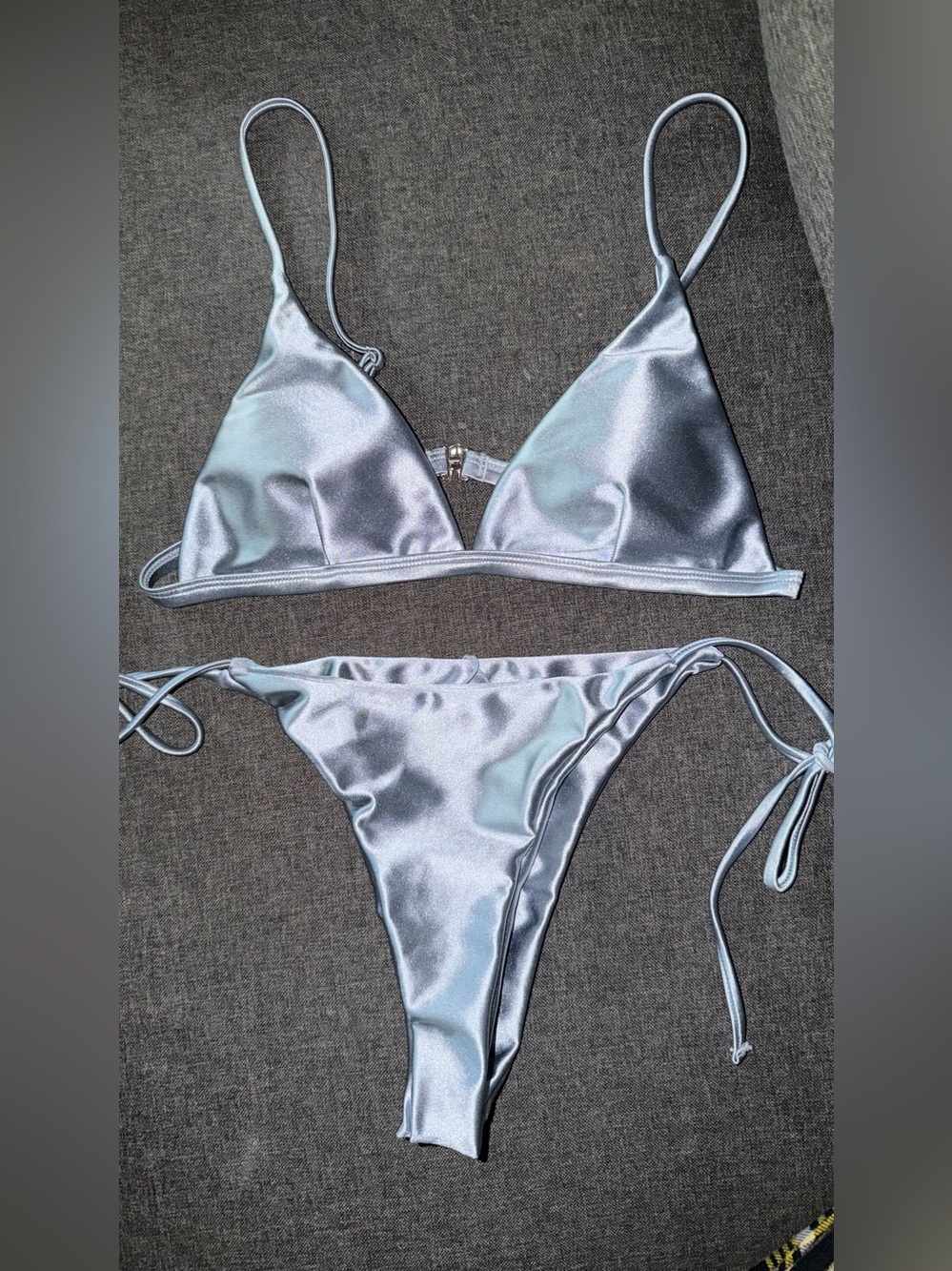 Fashion Nova satin bikini set